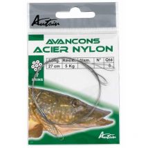 Avancon Autain Acier Gaine Nylon - Par 3 70cm - 5kg - Pêcheur.com