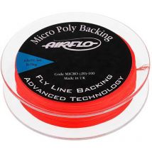 Backing Airflo Micro Poly Backing - Orange 20 Lb / 100 Yds