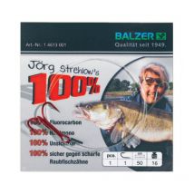 Baixo De Linha Fluorocarbon Anzol Triplo Balzer Hardmono Ba46130100