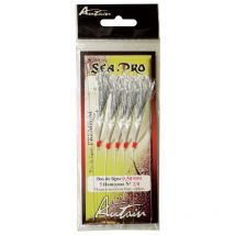 Bas De Ligne Autain Premium Brill Silver 5 Ham. No1/0 - Pour Pêche en Mer - Pêcheur.com