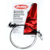 Bas De Ligne Berkley Mc Mahon Steelon Wire-wound - Par 3 23cm - 30lbs