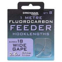 Bas De Ligne Drennan Fluoro Feeder Wide Gape No16