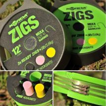 Bas De Ligne Monte Carpe Korda Ready Tied Zigs Kcr062 - Pêcheur.com