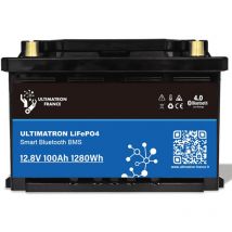Bateria Lítio Ultimatron Lifepo4 Smart Bms 12.8v 100ah Uls-12-100-ln3