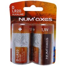 Baterie Alkaliczne Numaxes 1,5v D Lr20 - Opakowanie 2 Cpelepil061