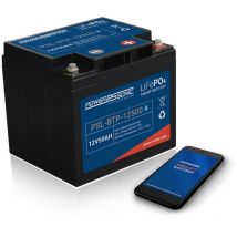 Batteria Litio Power Sonic Lifepo4 Power Sonic 12v 50ah Avec Bluetooth Intégré Bl-btp-1250