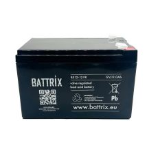 Batterie Étanche Battrix 12v 12ah Pour Sondeur Bx12-12fr - Pêcheur.com