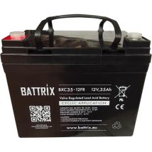 Batterie Étanche Battrix Cyclic 12v 35ah Pour Sondeur Bxc35-12fr - Pêcheur.com