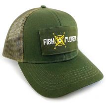 Berretto Uomo A Scratch Fishxplorer Trucker Fxp-greentrucker