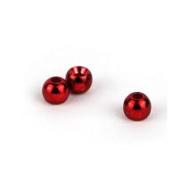 Bille Textreme Brass Beads - Metallic Red 2.4mm - Pêcheur.com