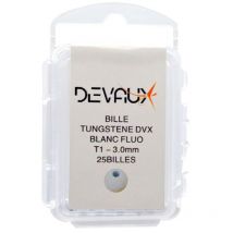 Bille Tungstene Devaux Slot Dvx - Fluo Blanc 2mm X1000 - Pour Pêche à la mouche - Pêcheur.com