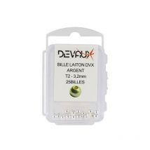 Billes Laiton Devaux Dvx - Argent 2mm X 25 - Pêcheur.com