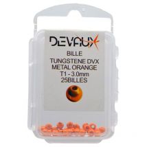 Billes Tungstène Devaux Dvx - Metal Orange 2.5mm X 1000 - Pêcheur.com