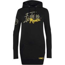 Bluza Damska Hot Spot Design Long Hoodie Fishing Mania - Czarny 010301002