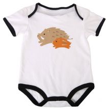 Body Bébé Treeland Sanglier T3002 - Blanc 18mois