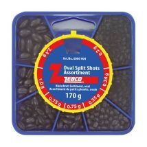 Boite Assortiment Plombs Zebco Oval Split Shot Boite Plombs, 170g