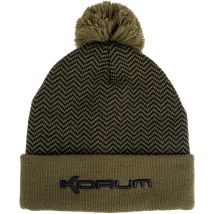 Bonnet Korum Thermal Beanie Hat - Black/olive K0350123