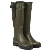 Bottes Femme Le Chameau Vierzon Doublées Jersey - Vert Foncé 38