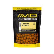 Bouillette Avid Carp Creamy Scopex Boilies 20mm - Pour Pêche de la Carpe - Pêcheur.com