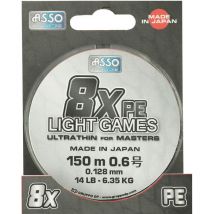 Braid Asso Light Game 8x Green 150m Dylgv12cv