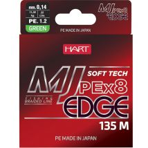 Braid Hart Mj Edge Pe X8 - Vert Fluo - 135m Lheg13512
