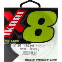Braid Powerline Ikari X8 - Chartreuse Tic8120