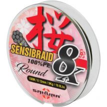 Braid Sakura Sensibraid 8 Green - 150m Saple40030.08-gre