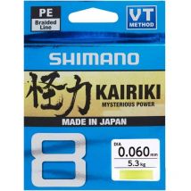 Braid Shimano Kairiki Sx8 Yellow 150m 59wpla68r31