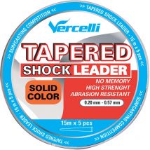 Cabeça De Linha Vercelli Tapered Shock Leader Orange Solide 15m X 5 Lvpn537