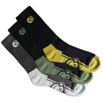 Calcetines Hombre Ridge Monkey Apearel Crew Socks - Paquete De 3 Rm660