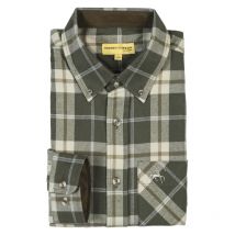 Camicia A Maniche Lunghe Per Uomo Ligne Verney-carron Spaniel - Kaki Lvch225-kaki-pas-xl