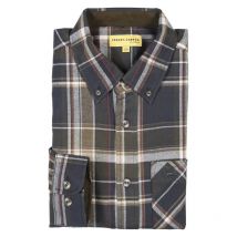 Camicia Maniche Lunghe Uomo Ligne Verney-carron Springer - Marine/kaki Lvch224-maka-pas-s