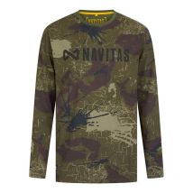 Camisa De Mangas Compridas Homem - Camo Navitas Diving - Camo Nttt4840-l