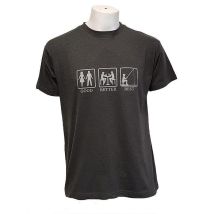 Camisa De Mangas Curtas Homem Bartavel Good Better Best - Gris Ts1161gris-3xl