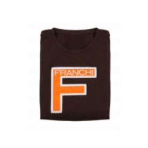Camisa De Mangas Curtas Para Homem Franchi Castanha 56302394