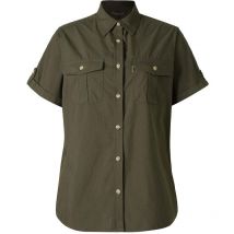 Camisa De Mangas Curtas Para Mulher Pinewood Safari S/s - Moss Green 1-31300135008