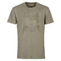Camiseta De Manga Corta Para Hombre Idaho Jungle - Kaki 15235-kaki-pas-2xl