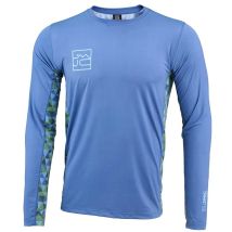 Camiseta De Manga Larga Hombre Jmc Sun Protect Ocean - Azul Jmgcp2130-m