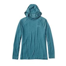Camiseta De Manga Larga Para Hombre Orvis Dricast Logo Hoodie - Blue Lagoon Or3hmh1953