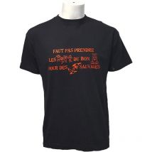 Camiseta De Mangas Cortas Para Hombre Bartavel Les Enfants Du Bon Dieu - Negro Ts1051noir-xl