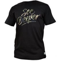 Camiseta De Mangas Cortas Para Hombre Fortis See Deeper - Noir Tsdb03