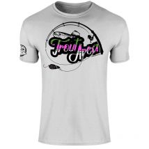Camiseta De Mangas Cortas Para Hombre Hot Spot Design Trout Area - Gris 010002903