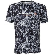 Camiseta Hombre Savage Gear Night Uv Black Waterprint Svs73898