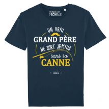 Camiseta Mangas Cortas Hombre Monsieur Pêcheur Grand Père Jamais Sans Sa Canne Tshirtgrandperejamais-3