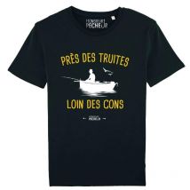 Camiseta Mangas Cortas Hombre Monsieur Pêcheur Près Des Truites, Loin Des Cons Tshirtpretdestruites-3