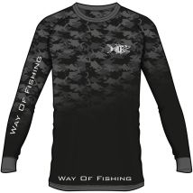 Camiseta Mangas Largas Hombre W.o.f. Uv Thon Tee-uv-thon-l-noir