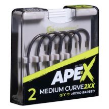 Carp Hook Ridge Monkey Rm-tec Ape-x Medium Hooks 2xx Rmt257