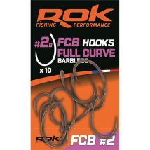 Carp Hook Rok Fishing Full Curve Barbless Rok/041357