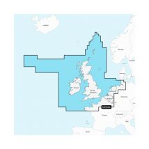 Carta Navionics + Large Sd Royaume-uni, Irlande Et Pays-bas N-naeu628l