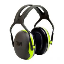 Casque Anti Bruit Peltor X4a - Noir/vert Fluo Idx4a